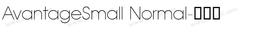 AvantageSmall Normal字体转换